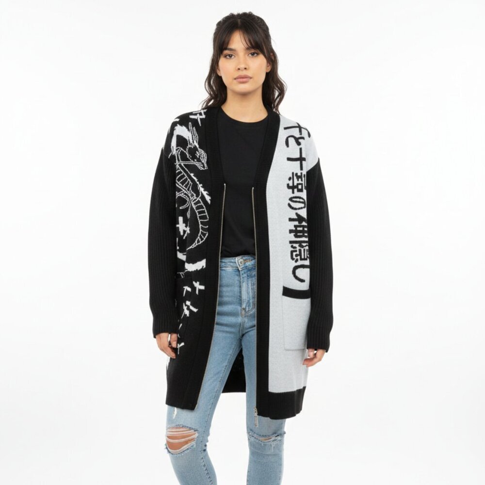 Studio Ghibli Spirited Away Cardigan Her Universe Zip Sweater Small Medium